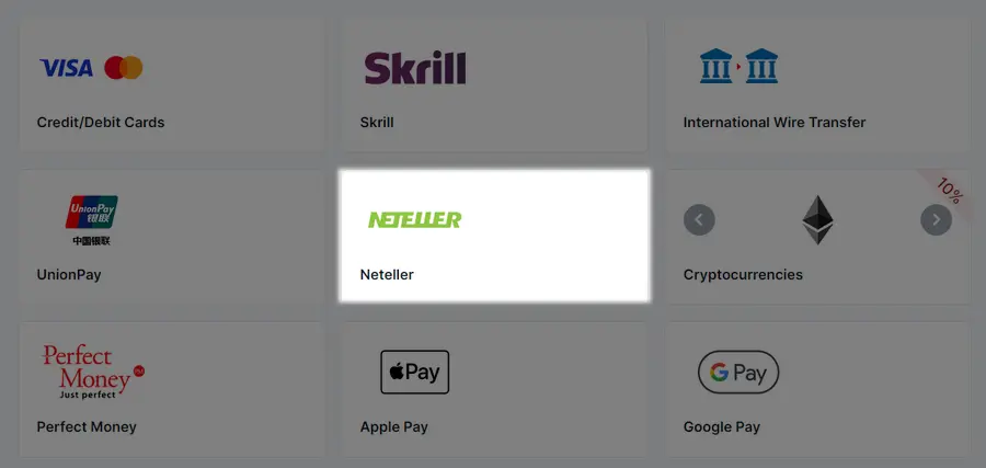 NETELLER 入金